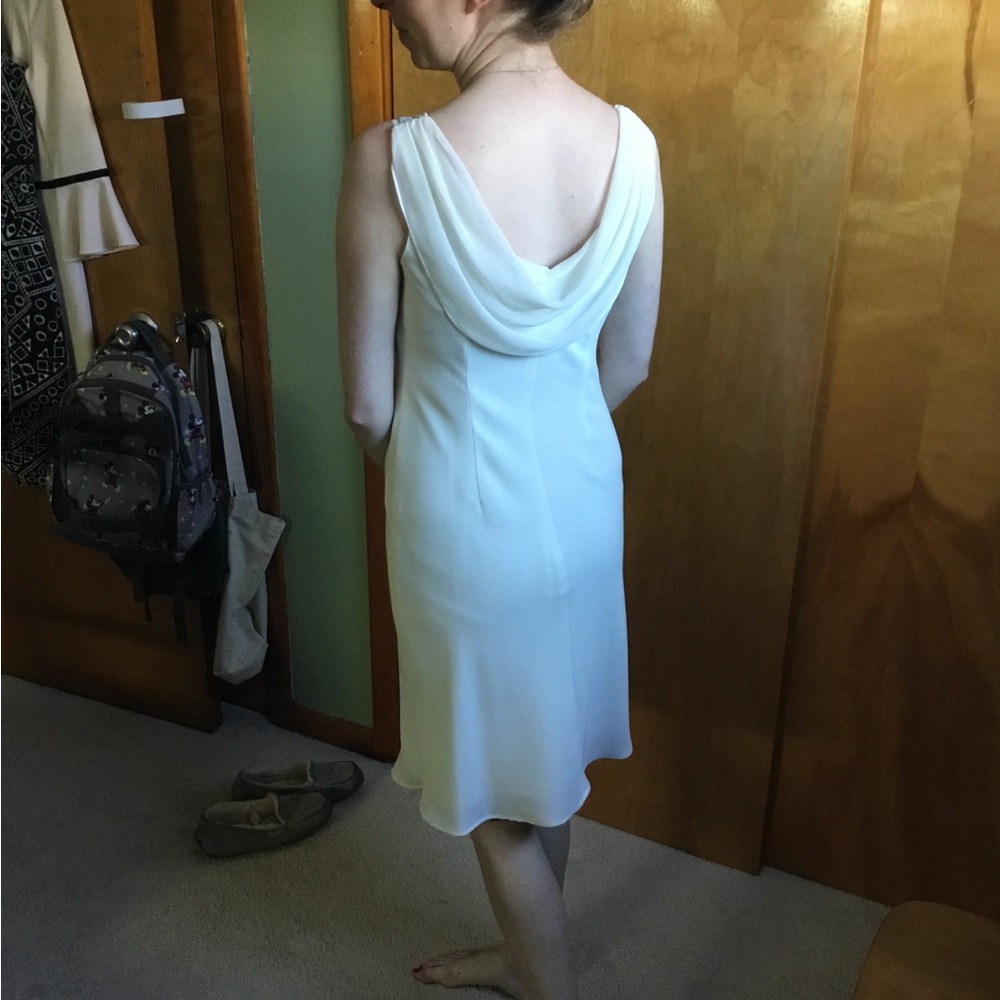 Classic Cream Dress - Picture 4 of 5